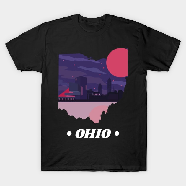 State of Ohio pride T-Shirt by A Reel Keeper